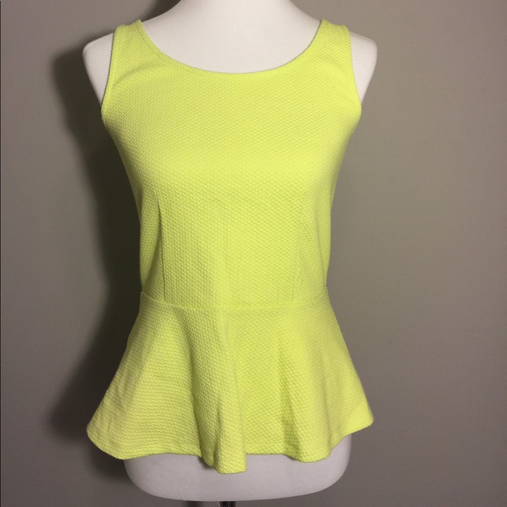 Peplum Sleeveless Top